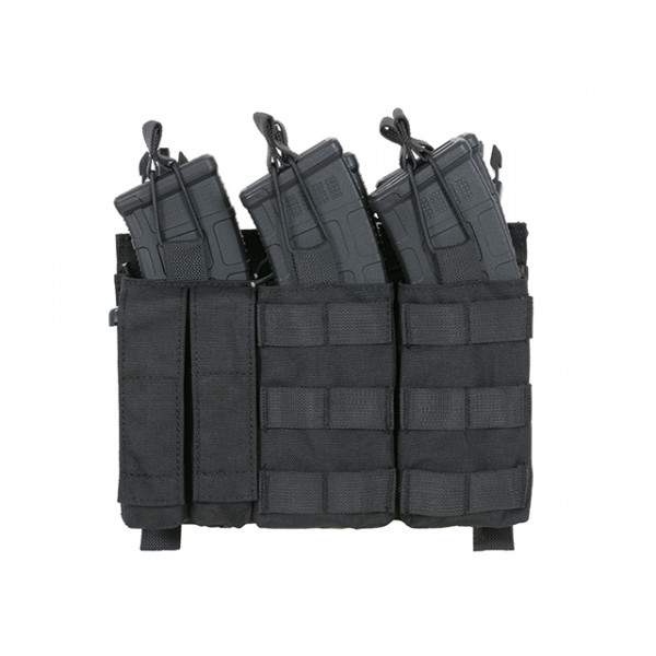 Buckle Up Triple AK Mag/Pistol Pouch Panel - Black
